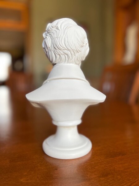 Marble Italian composer Donizetti Bust Portraiture Statue Head Opera